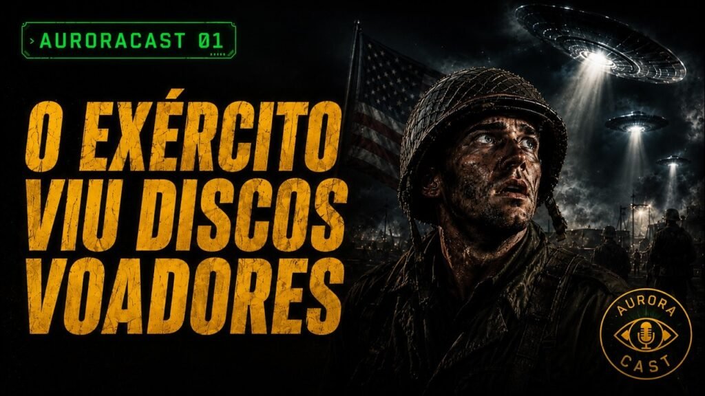 Imagem do vídeo Aurora sobre estudo de 1949 e arquivos UAP antigos.
